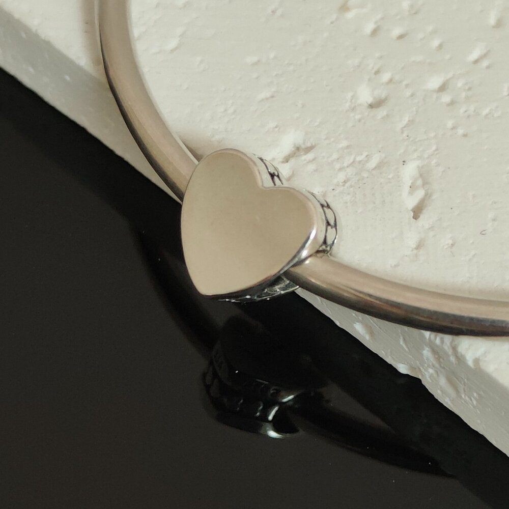 Pandora Scales of Justice Heart Charm Exclusive Bead Pendant S925 ALE with box - Picture 5 of 8